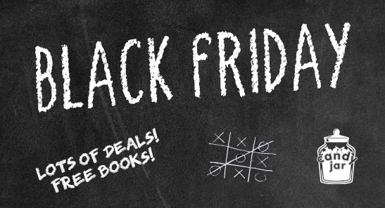 Black Friday. Lots of Deals. Free Books.